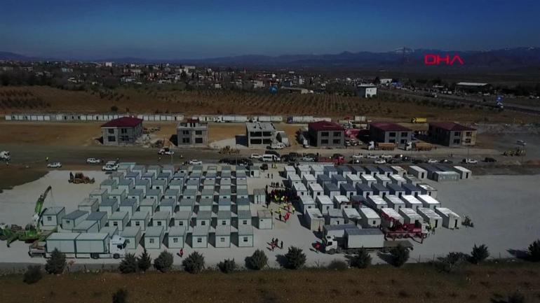 3 bin kişilik konteyner kent kuruluyor