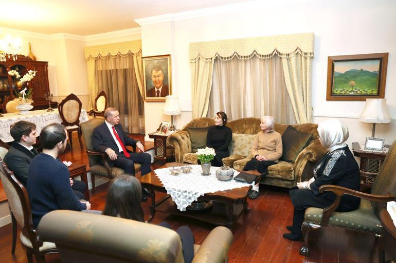 Erdoğandan Baykal ailesine ziyaret
