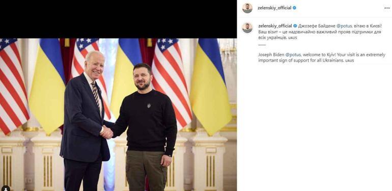 Son dakika... ABD Başkanı Bidendan Kieve sürpriz ziyaret