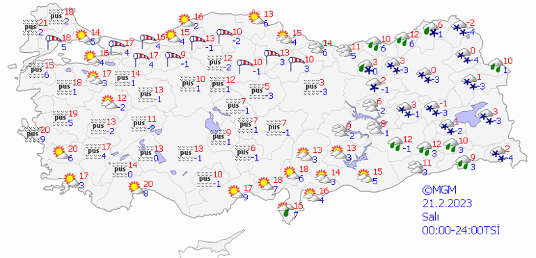 21 Şubat hava durumu: O illerde sis, pus ve rüzgar etkili olacak