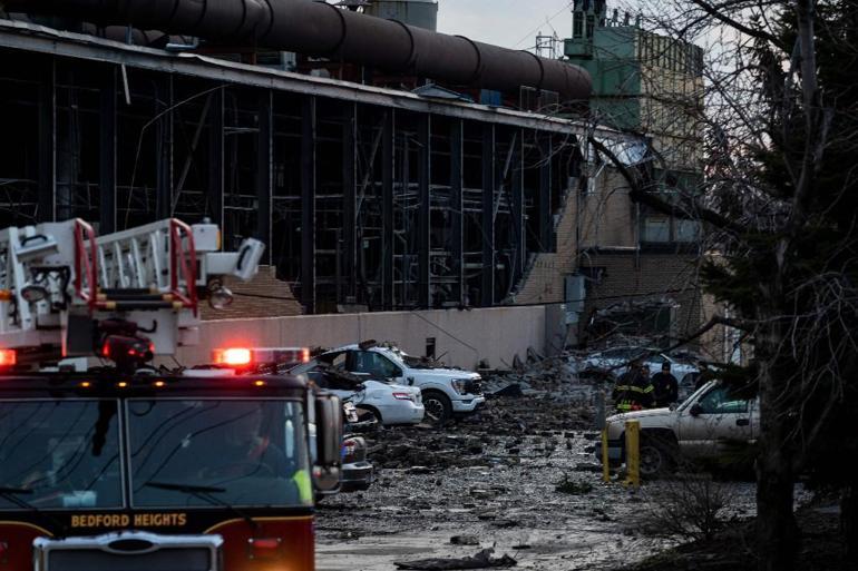 ABDde metal fabrikasında patlama: 1 ölü, 13 yaralı
