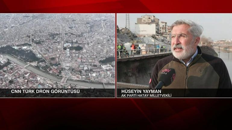 Depremde ailesinden 11 kişiyi kaybetti AK Parti Hatay Milletvekili Hüseyin Yayman CNN TÜRKte