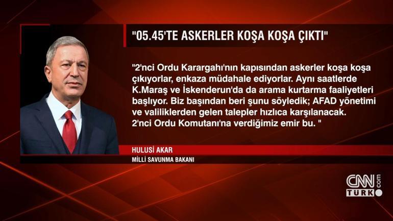Akar: Mehmetçik 2. Ordu Karargahından 05.45te çıktı