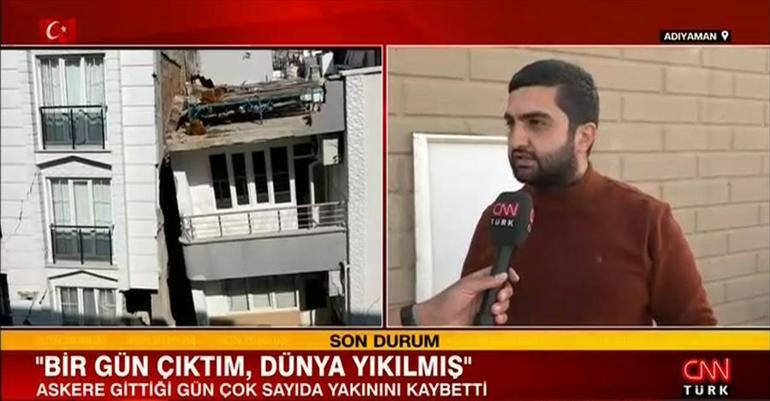 Askere gittiği gün çok sayıda yakınını kaybetti: Bir gün çıktım, dünya yıkılmış