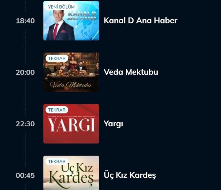 Şarkılar Bizi Söyler bu akşam var mı 4 Mart Kanal D yayın akışı