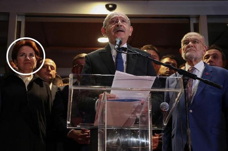 Kılıçdaroğlu Millet İttifakının adayı oldu: Akşenerin yüz ifadesi tartışma konusu oldu