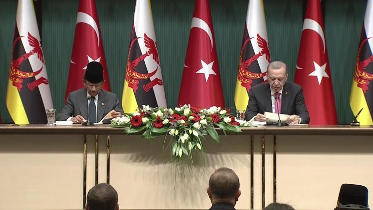 Cumhurbaşkanı Erdoğandan Brunei Sultanına deprem teşekkürü