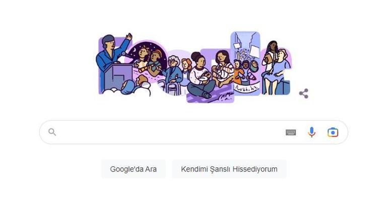 8 Mart Dünya Kadınlar Günü Google’a doodle oldu