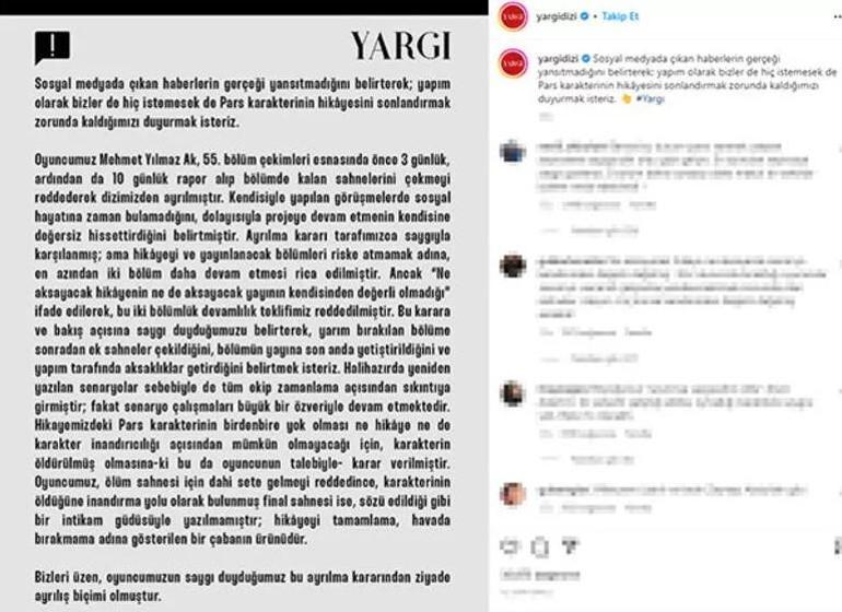 Yargıdan Savcı Pars açıklaması