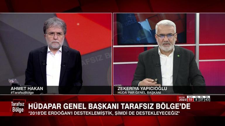HÜDA PAR Genel Başkanı Yapıcıoğlu CNN Türkte: 14 Mayısta Erdoğanı destekleyeceğiz