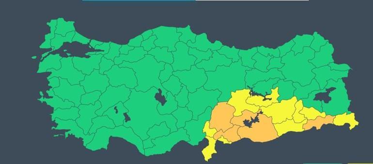 19 Mart hava durumu: 5 ile turuncu kodlu sel uyarısı Bugün hava nasıl olacak