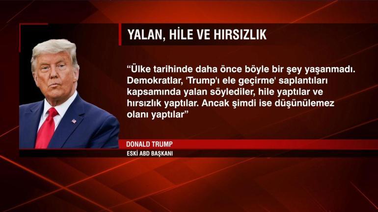 Trumptan suçlama tepkisi