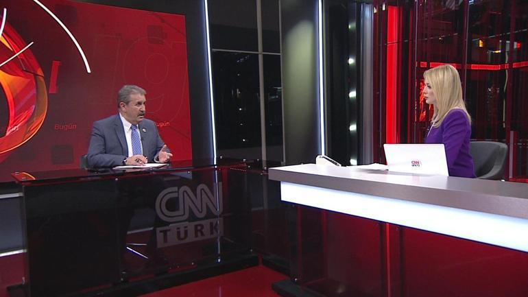 BBP lideri Mustafa Destici CNN TÜRKte: Cumhurbaşkanımızı hedef alan sözü kabul etmiyorum