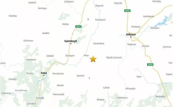 SON DAKİKA: Adana-Saimbeylide korkutan deprem