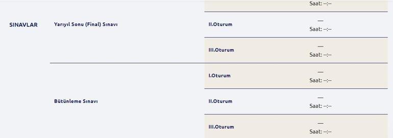 ATA AÖF bütünleme sınav takvimi yayınlandı mı, bahar yarıyılı final ve bütünleme sınavları ne zaman