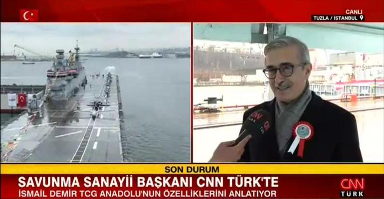 Anadolu Gemisinde büyük gün Fulya Öztürk Türkiyenin yüzen havalimanında