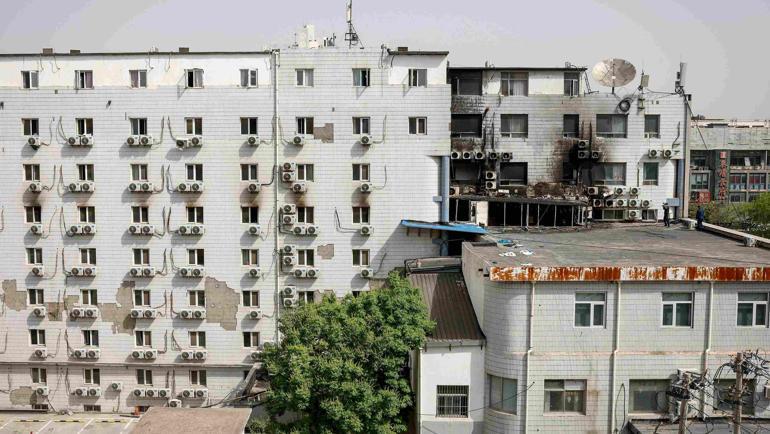 Çinde hastane yangınında can kaybı 29a yükseldi