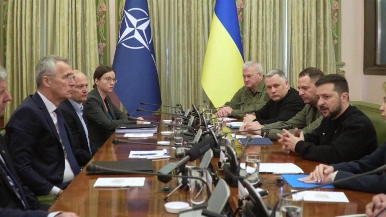 NATO Genel Sekreteri Ukraynayı ziyaret etti