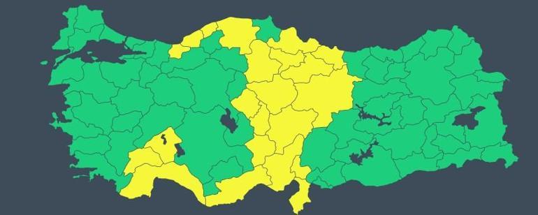 28 Nisan hava durumu: Kuvvetli sağanak bekleniyor Bugün hava nasıl olacak