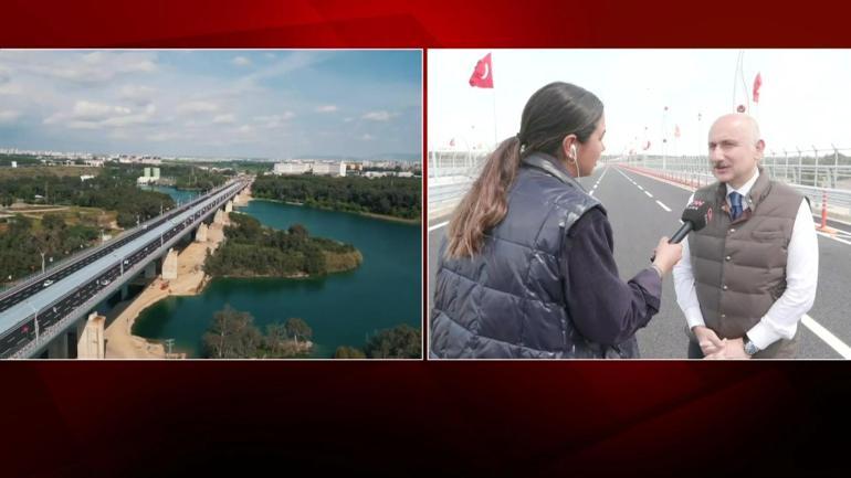 SON DAKİKA: Türkiyenin en uzun 4. köprüsü bugün açılıyor... Bakan Karaismailoğlu CNN TÜRKe konuştu