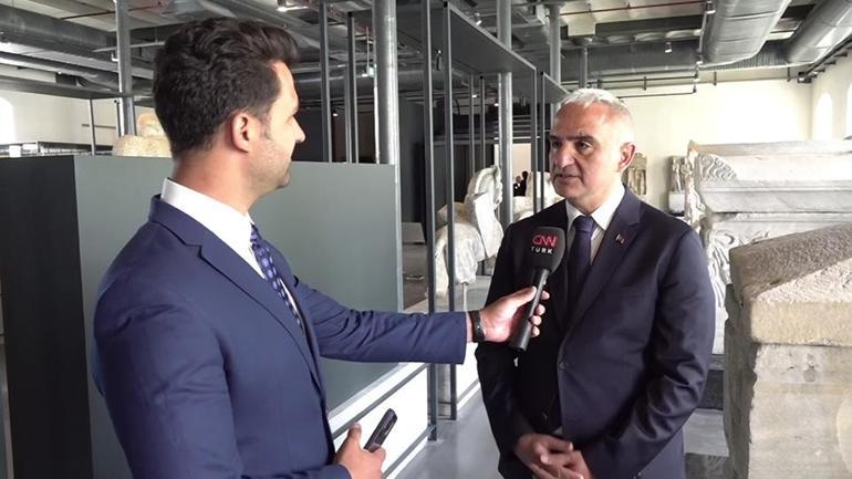 İzmire yeni kültür sanat merkezi Bakan Ersoydan CNN TÜRKe özel açıklamalar...