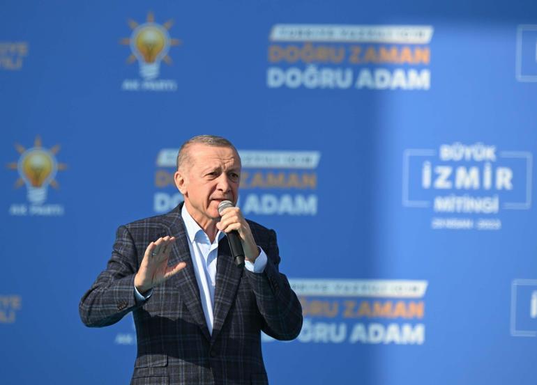 Cumhurbaşkanı Erdoğandan İzmirde Kılıçdaroğluna sordu: Kandilin temsilcileriyle ne görüştün