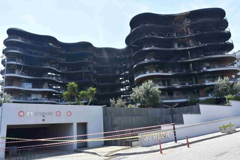 İzmirde site yangınında kriminal laboratuvar raporu bekleniyor