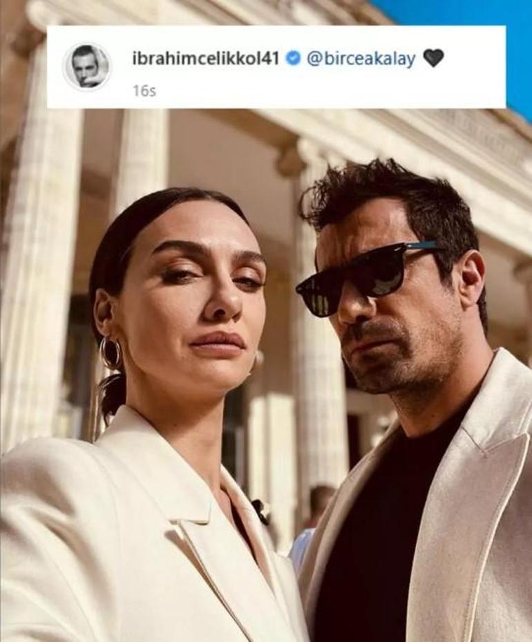 İbrahim Çelikkol ve Birce Akalaydan kalpli paylaşım