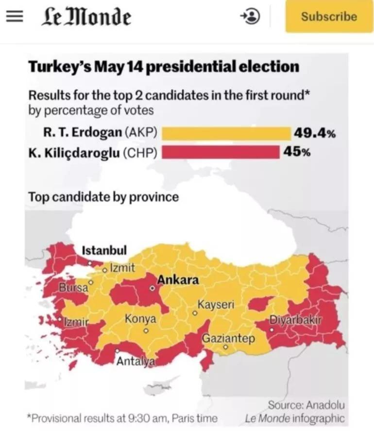 Fransız basını yayınladı: Yunanistan’ı karıştıran seçim haritası