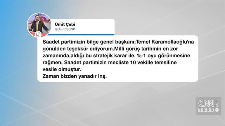 Saadet Partili ismin paylaşımına CHP tepkisi: CHP oylarını sömürdünüz