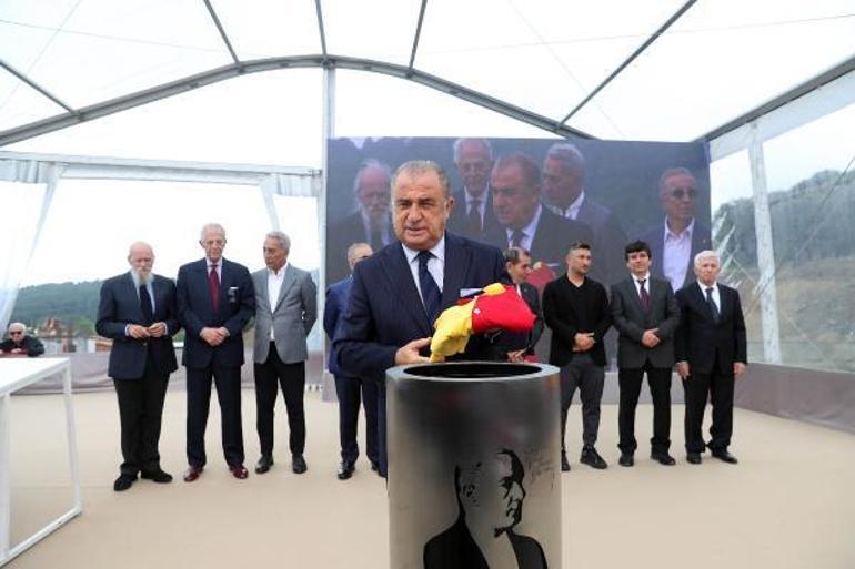 Galatasarayın Kemerburgaz tesisleri için temel atma töreni