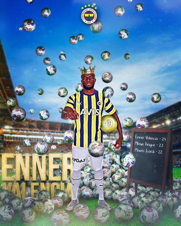 Fenerbahçeden Enner Valenciaya teşekkür