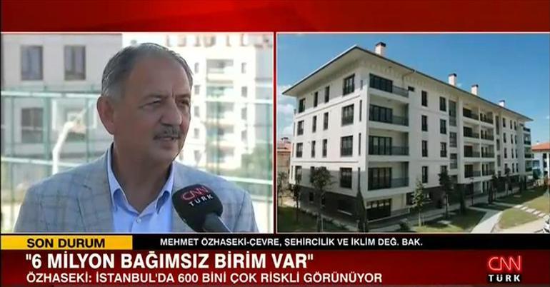 Deprem konutlarının yapımında son durum ne Bakan Özhaseki CNN TÜRKün sorularını yanıtladı