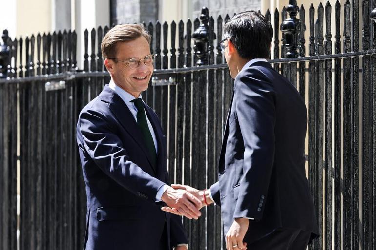İsveç Başbakanı Kristersson, İngiliz mevkidaşı Sunak ile görüştü