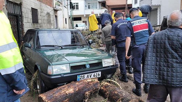 Giresunda sel: Mahsur kalanlar böyle kurtuldu