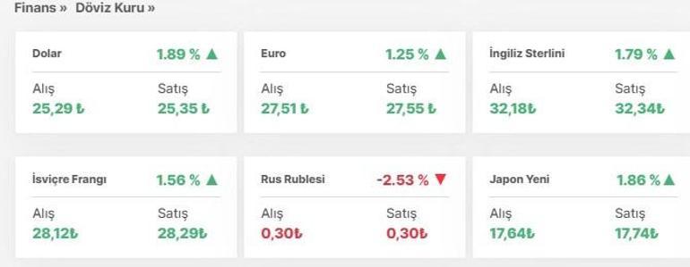 Dolar kaç TL Euro ve dolar bugün ne kadar 23 Haziran 2023 canlı döviz kurları