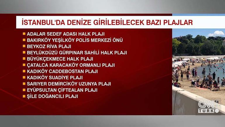 İstanbulda denize girilmesi uygun olan 96 plaj listelendi