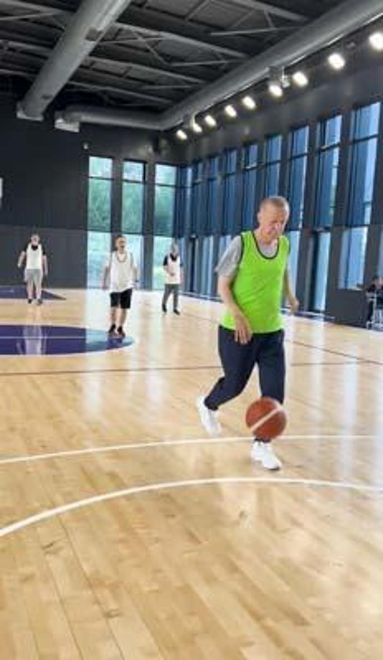 Varanktan, Cumhurbaşkanı Erdoğanla basketbol maçı paylaşımı