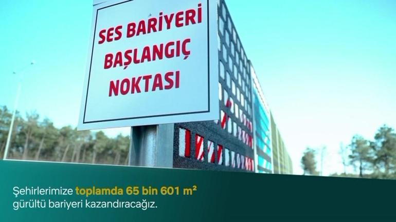 Kentlerde gürültü bariyerleri yaygınlaşıyor