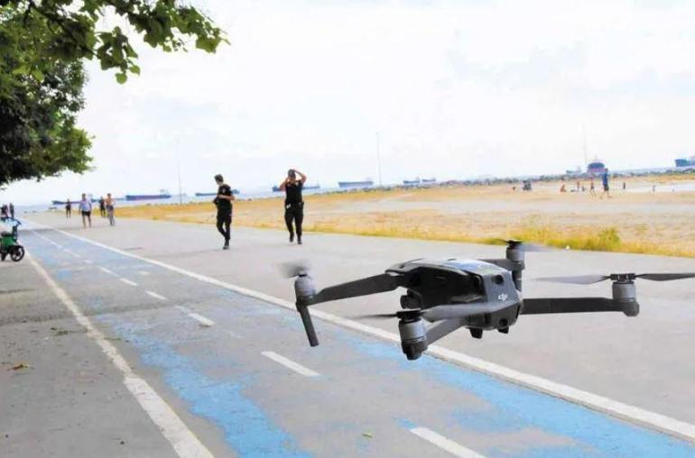 İstanbulda dronlu kaçak avı