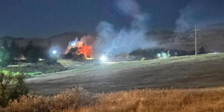 Tunceli’de komando taburun yatakhanesinde yangın