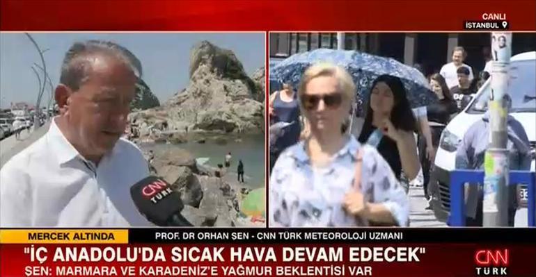 Sıcak hava gidiyor, yağmur geliyor... Orhan Şenden İstanbul için gök gürültülü sağanak uyarısı