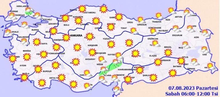 Haftanın ilk gününde hava nasıl olacak