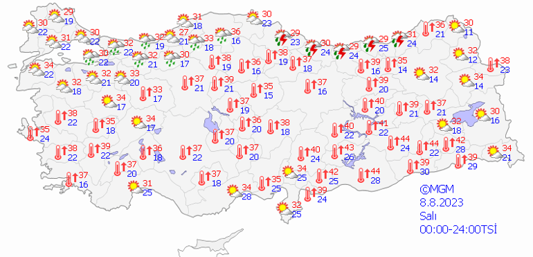 İstanbul dahil birçok kenti etkisi altına alacak 8 Ağustos hava durumu: Bugün hava nasıl olacak