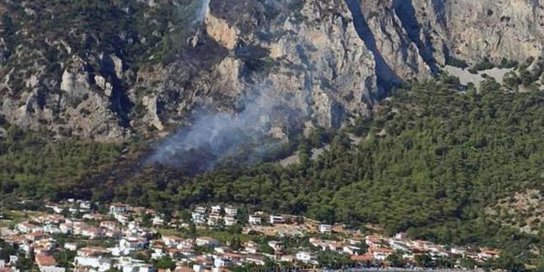 Sabotaj mı var Muğladaki yangının çıkış anı ortaya çıktı