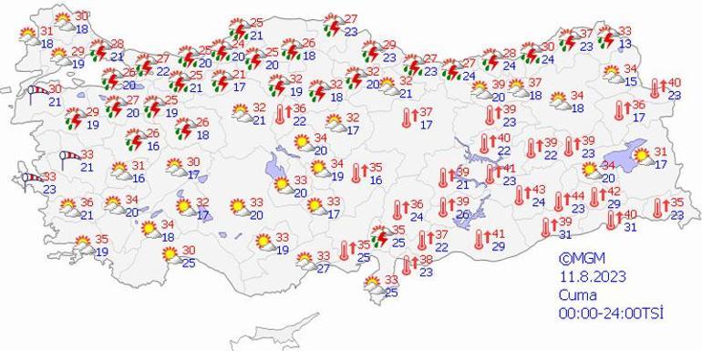 Bu illerde yaşayanlar dikkat Gök gürültülü sağanak geliyor