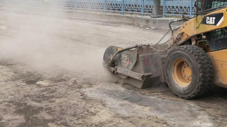 Galata Köprüsü’nde bakım çalışması başladı