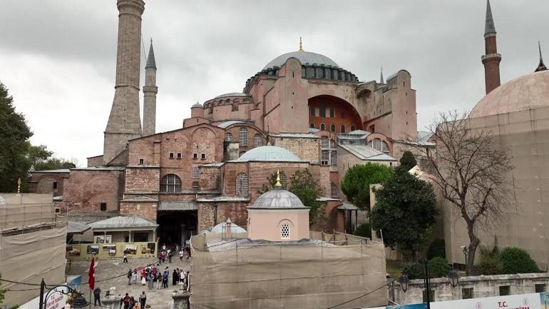 Ayasofya Camii’nde restorasyon