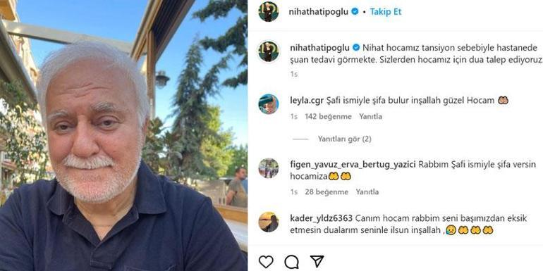 Son dakika Prof. Dr. Nihat Hatipoğlu hastaneye kaldırıldı