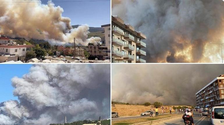 Çanakkale orman yangını söndürüldü mü Yangın yerleşim yerlerine sıçradı